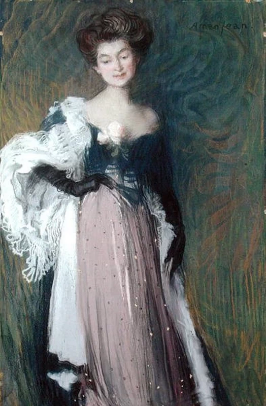 Giovane donna con una rosa